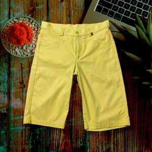 Golfino Bermuda Shorts Unisex; Lime Green